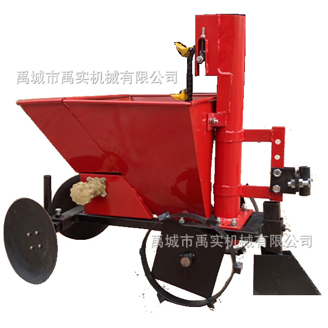 新型拖拉机带动土豆播种机2CM-A 洋芋施肥播种机 土豆种植播种