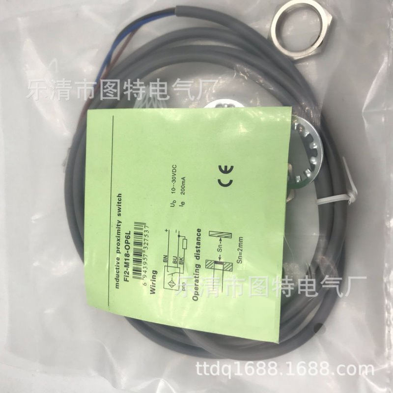供应宜科接近开关FI2-M18-OP6L FI2-M18-ON6L FI2-M18-OD6L实图拍