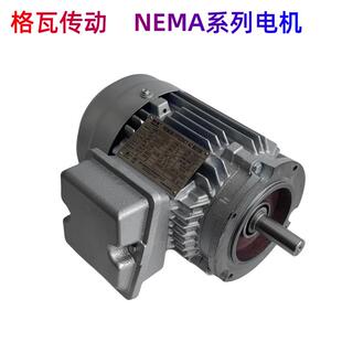 格瓦TRCF立式安装减速电机NEMA标准出口北美电机斜齿轮减速机