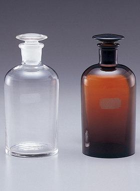 磨口玻璃瓶 透明 窄口 ASONE   1-4393 2