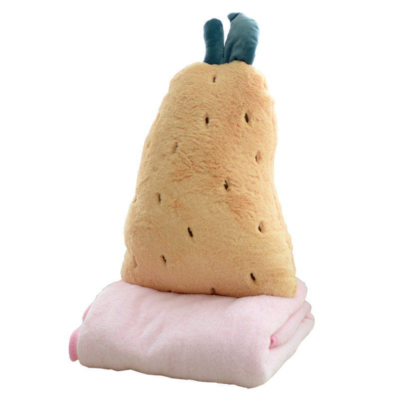 仙人掌草莓菠萝可爱n暖手抱枕被子珊瑚绒毛毯两用二合一靠枕沙发,居家布艺,抱枕被,淘宝优惠券,粉丝福利购,淘宝优惠卷