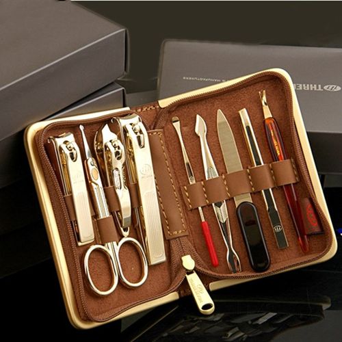 韩国777工艺指甲刀套装脚趾甲剪刀斜口指甲钳指甲刀剪X家用工具9