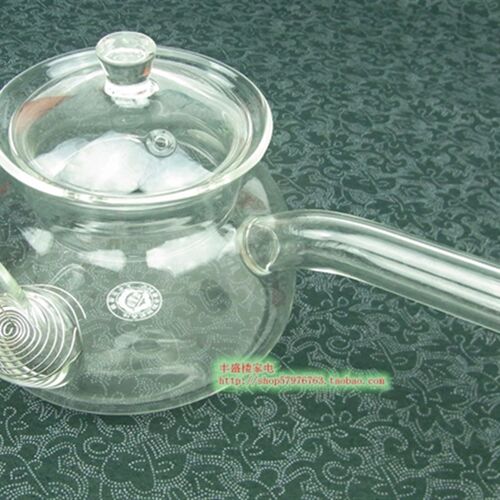迷你 简约 可爱 茶壶 侧把壶 手冲壶F 耐热玻璃壶 烧水壶 工夫茶