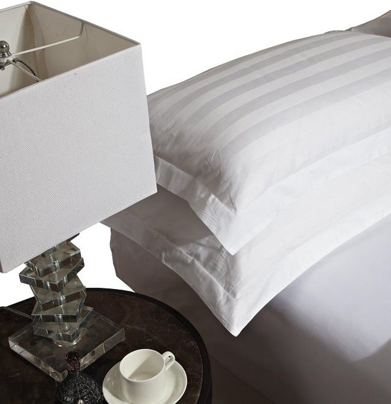 特价酒店宾馆床上用品床单被套枕套三四件套贡缎条.可订做规格