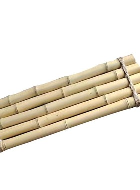 鱼缸流水板 复古黄色竹排竹垫配件竹子多肉K装饰diy摆件可漂浮竹