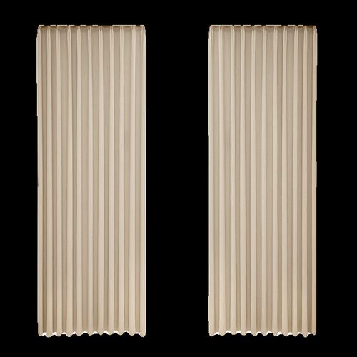 新款窗帘成品f母婴级超柔雪尼尔纯色加厚全遮光窗帘轻奢法式奶油