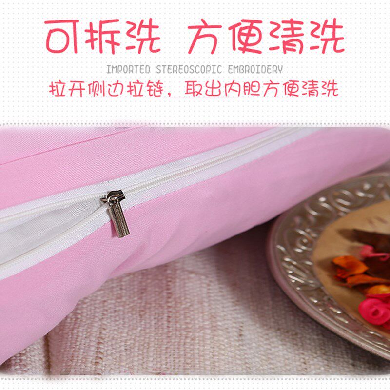 可拆洗 韩式公主田园毛绒床头大靠背 韩版L床上沙发大靠垫靠枕抱