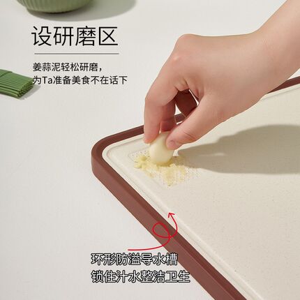 厨房案板菜板不锈钢砧板分类塑D料家用面板粘板双面切菜板