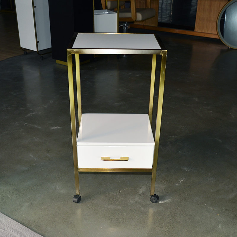 美容小推车发廊专用带r抽屉置物架美容院推车美发工具车仪器架子