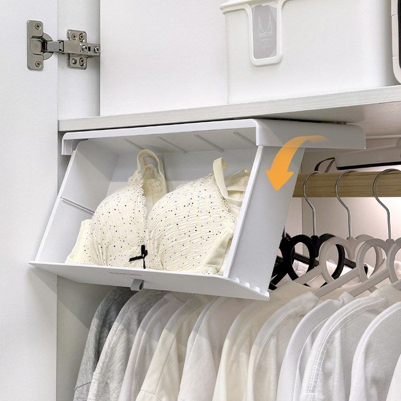 衣柜内衣内裤收纳盒壁挂翻斗悬挂抽屉式I家用贴身衣物袜子整理盒,收纳整理,内衣收纳盒,淘宝优惠券,粉丝福利购,淘宝优惠卷