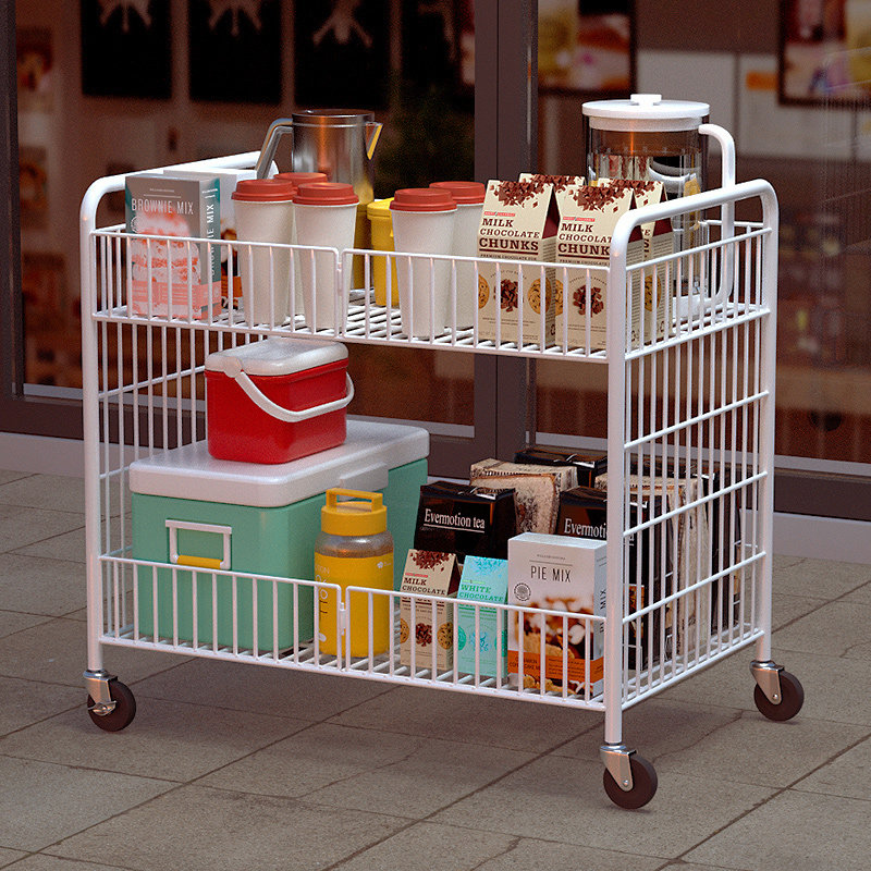 夜市地摊出摊专用手推小吃车花车商用架子冰粉摆摊小推车可折叠桌