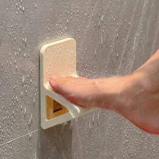 浴室洗澡脚蹬家用卫生间吸盘免打孔脚踏板孕妇老人洗浴免弯腰神器