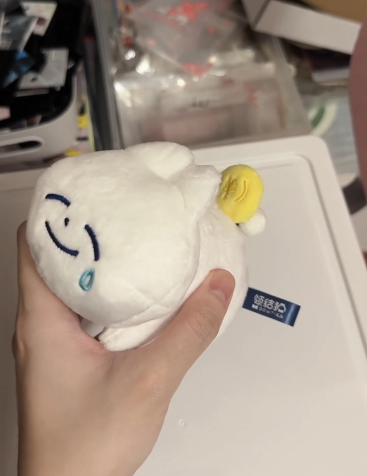领结猫的 meme时刻系列毛绒盲盒手办潮玩公仔送女生礼物