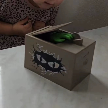 新品存钱罐可进可出偷贪钱猫鬼手恶搞存钱罐卡通硬币储蓄罐玩具
