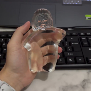 水晶娃娃送女友礼物生日礼品七彩灯光魔幻手机傻妞归来一代发声