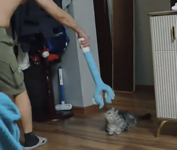 可爱讨伐棒魔法少女棒吉伊乌萨奇抓猫叉子毛绒玩具棒拍摄道具70cm