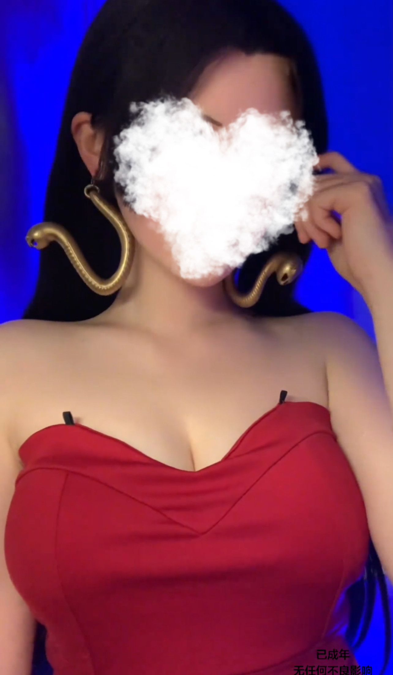 蛇姬女帝同款蛇形耳环新款2026异形二次元cosplay蛇耳夹耳坠