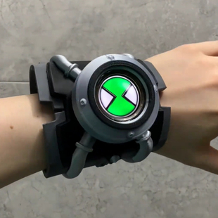 玩具男童少年骇客手表变身器保卫者发光投影手表2025年爆火的玩具