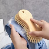 洗衣刷软毛不伤衣物家用长柄实木清洁板刷洗鞋 刷子 刷洗衣服鞋