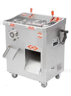 能绞一肉机17979商用率大型不锈钢多功切丝切片体机大功打肉 灌肠