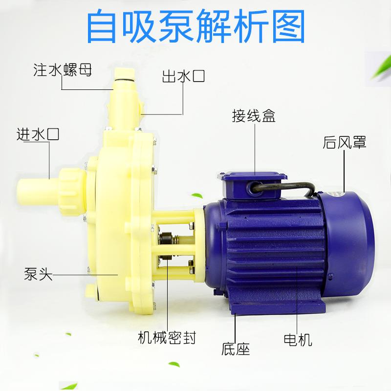 FS102/10单相塑料腐蚀防卧工式耐酸腐碱化离心泵RGN自吸泵22耐0V