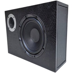音 汽车低音炮车载8寸12V有源自带功放超I薄重低音箱家用喇叭改装