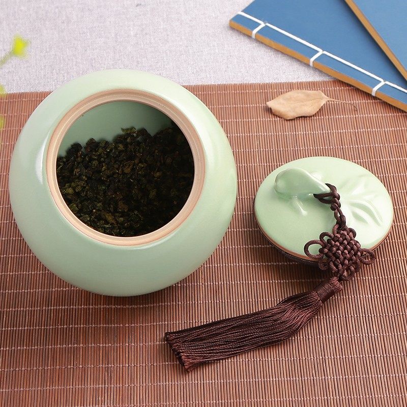 陶瓷茶叶罐 精品开片汝t窑大小号密封罐 茶具包装盒存储物罐子,餐饮具,茶叶罐,淘宝优惠券,粉丝福利购,淘宝优惠卷