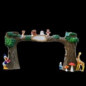 水泥塑山假山造景公园广场仿真大树E园林雕塑景观旅游区垃圾桶大