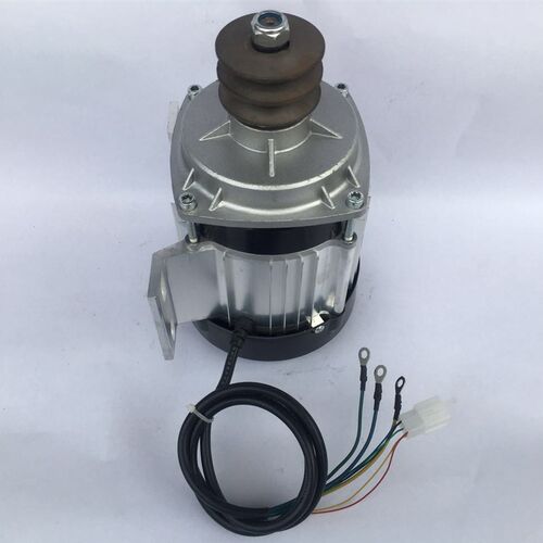 三轮车电机无刷中置皮带轮I电机48V500W