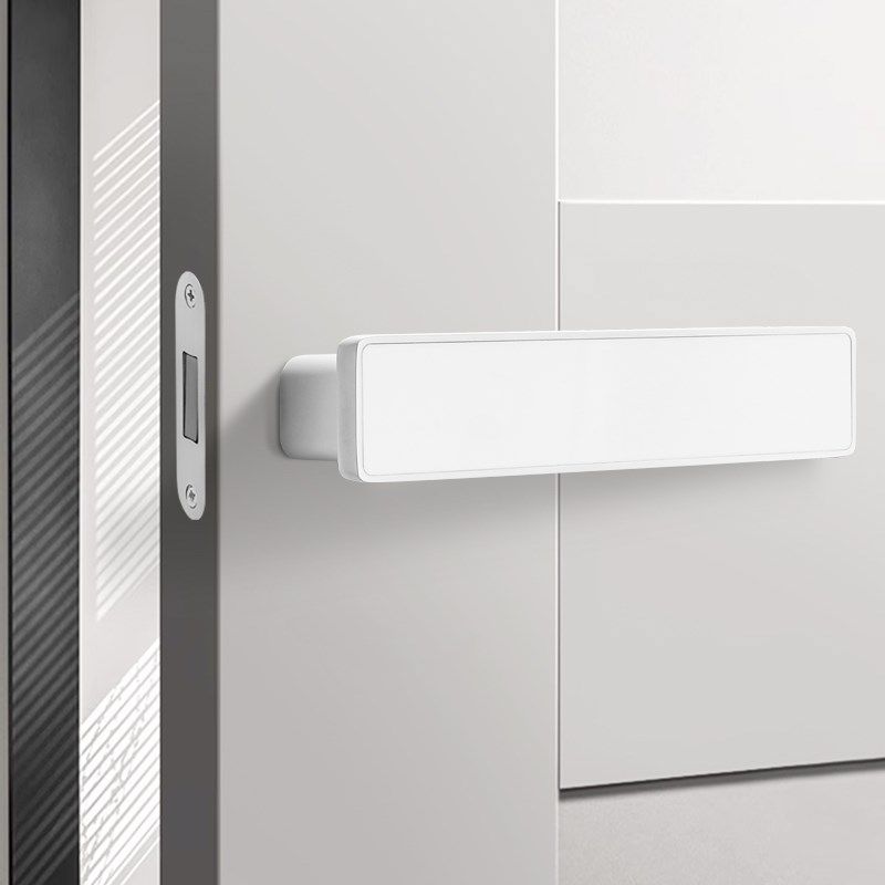 极简门锁生态门磁吸n执手锁房间室内卧室静音木门锁意式门把手