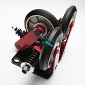 高速梯导轮安装 孔距140 76轿厢导轮152 蒂森电梯滚d轮导靴 620