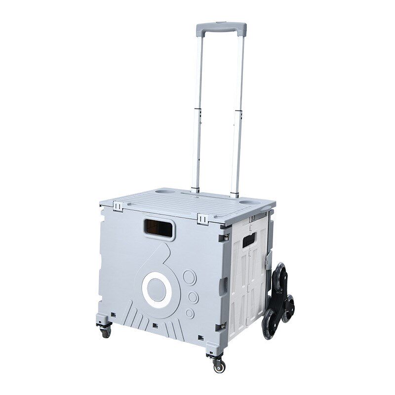 户外露营折叠收纳k箱带轮子拉杆购物箱野营工具调料零食储物整理