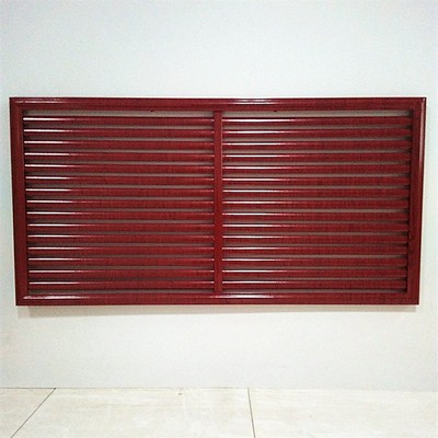 铝合金暖气罩地暖罩家用装饰木质老式铁I艺仿古百叶防尘通风口定