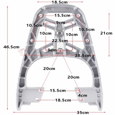 九号电动车M95C后货架尾箱架远航家M85GC后备箱架N70/80改装配件
