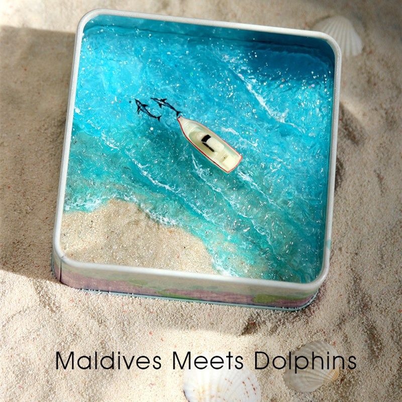 【一起去海边吧】创意手工微缩模型仿真沙盘摆件R创意礼物精致礼,家居饰品,3D模型摆件,淘宝优惠券,粉丝福利购,淘宝优惠卷