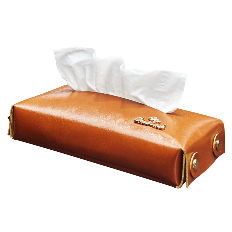 超纤皮车载纸巾盒汽车天窗遮阳板椅背挂式加强磁吸顶W式车用抽纸