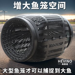 大号新型鱼笼地鱼笼沉底倒须口B加大防逃网笼圆形鱼网笼新款圆形