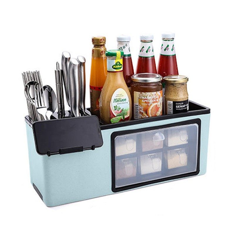 新疆包邮调料盒置物架q套装家用组合装厨房调味盒刀架多功能收纳,厨房/烹饪用具,厨房置物架/置物柜/角架,淘宝优惠券,粉丝福利购,淘宝优惠卷