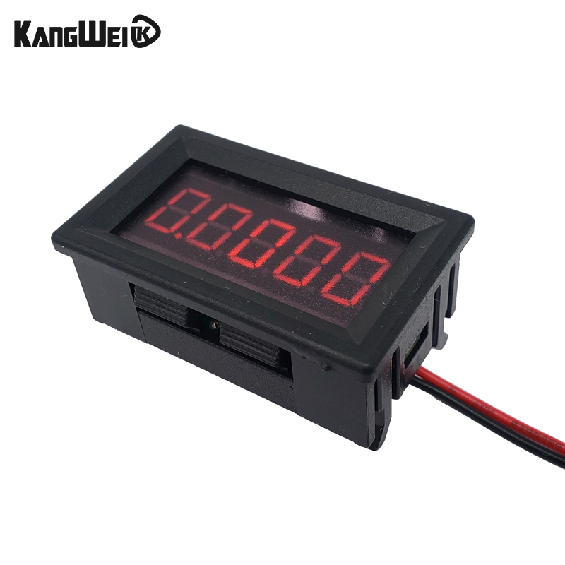 5位高精度数字数显直流电流表万用表头0-5.0000A正V负电流超四位