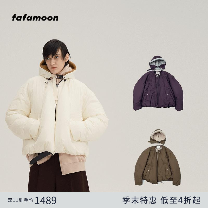 造型感飞行员羽绒服外套