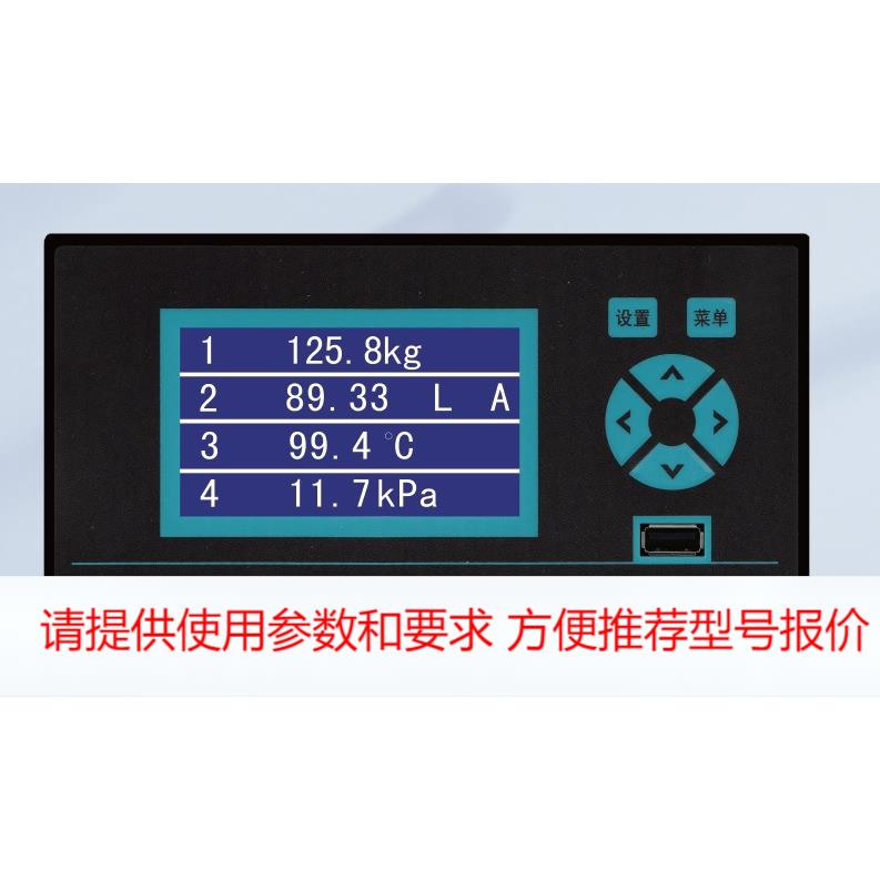 XSR10R无纸记录仪,多输入 1通道 带一个报警点蓝屏数显记录仪