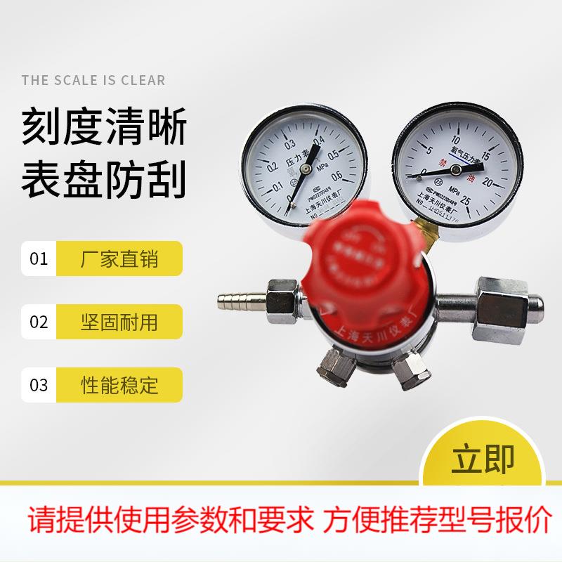 上海减压器 YQYS-731 YQY-711双级式氧气减压器 调压阀