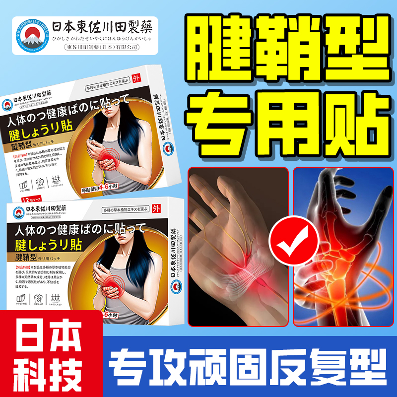 【日本强效】手腕腱鞘焱专用贴膏