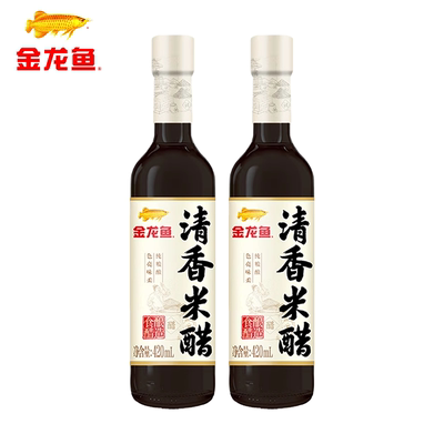 金龙鱼清香米醋420ml/瓶