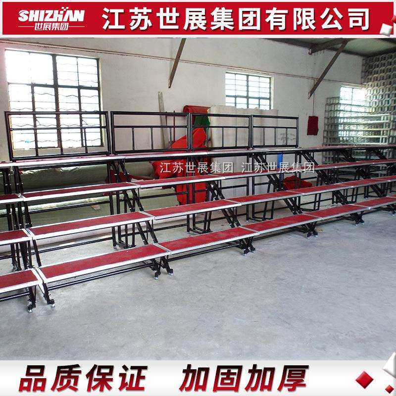 钢铁合唱台三层四层五层六层可合影架可折叠合唱shizhan便携