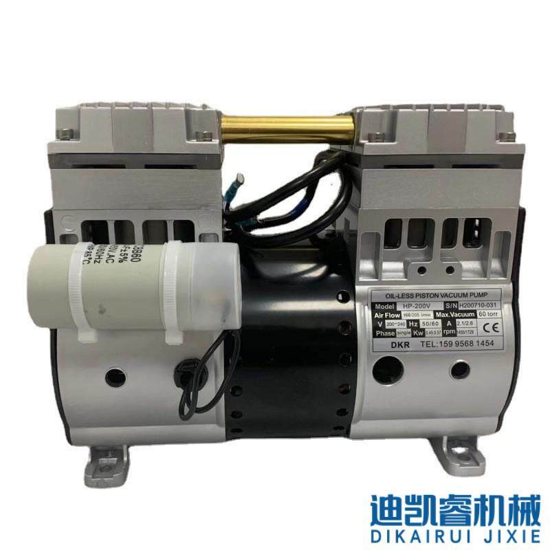 自动化便携式静音活塞式真空泵机组HP-200V现货供应700mmHg
