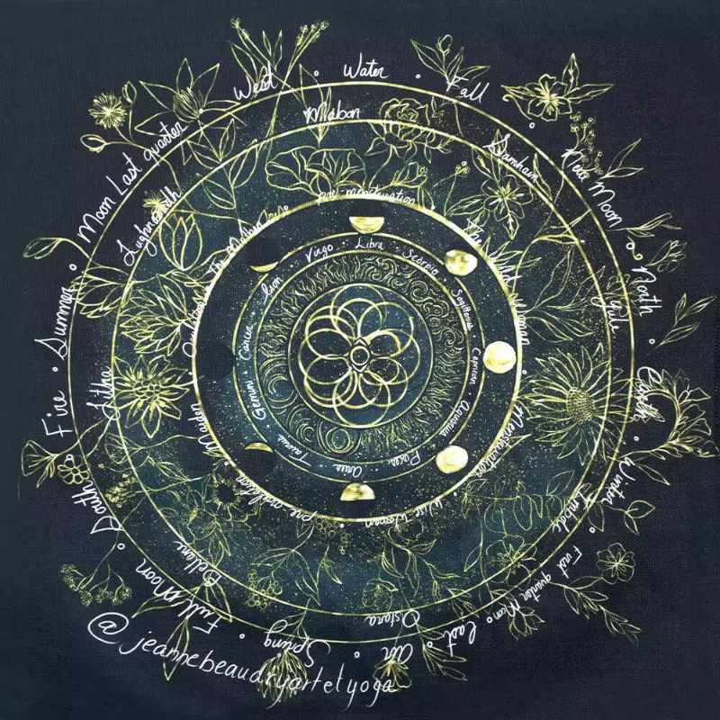 塔luo牌神谕卡卡牌绒布桌布