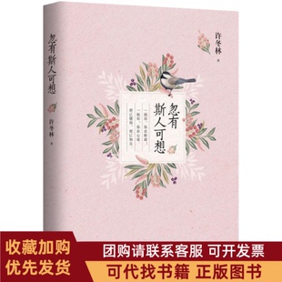 正版图书 忽有斯人可想许冬林金城出版社