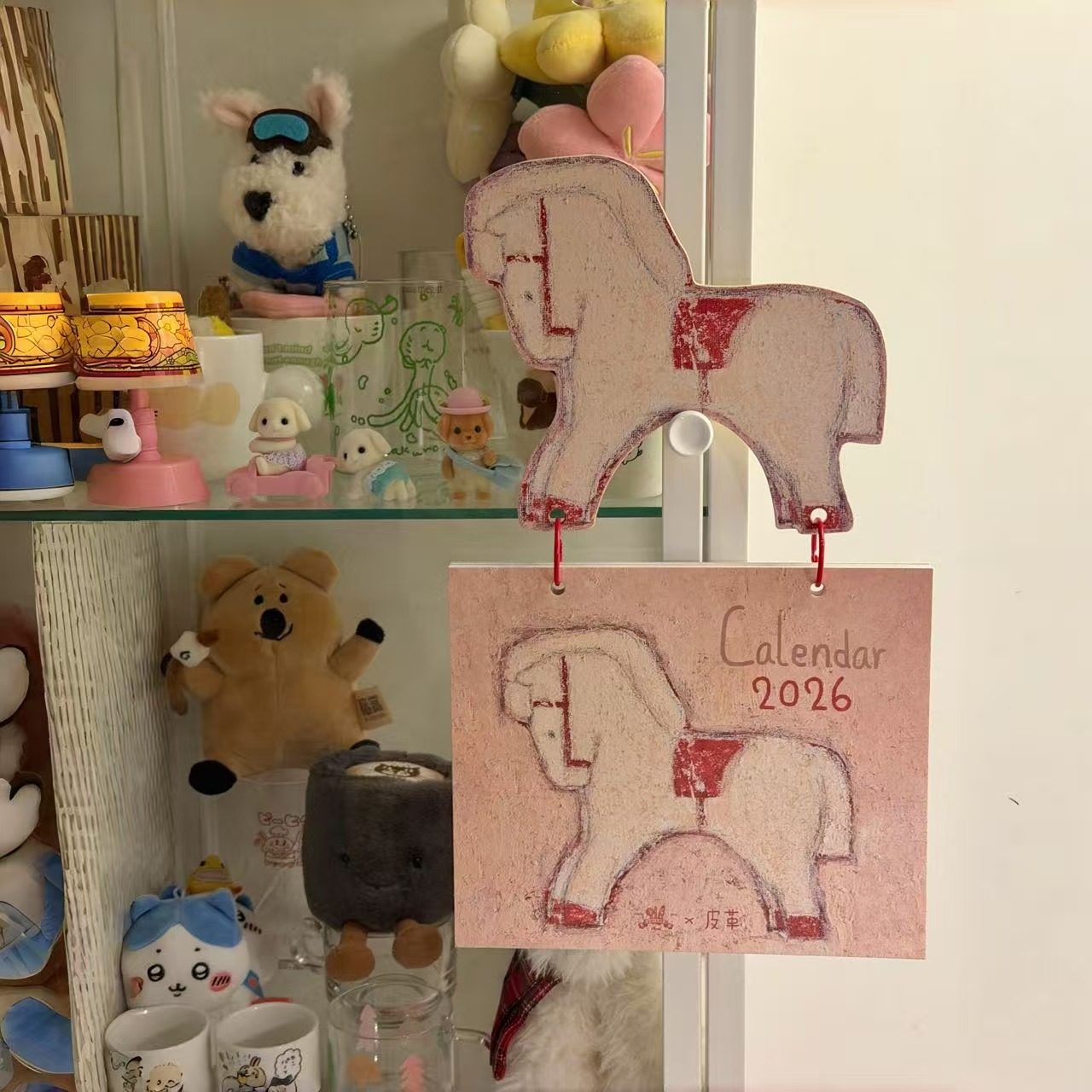 2026马年复古小马挂历花边可换页异形日历新年装饰收藏送礼物,模玩/动漫/周边/娃圈三坑/桌游,动漫挂件/文具,淘宝优惠券,粉丝福利购,淘宝优惠卷