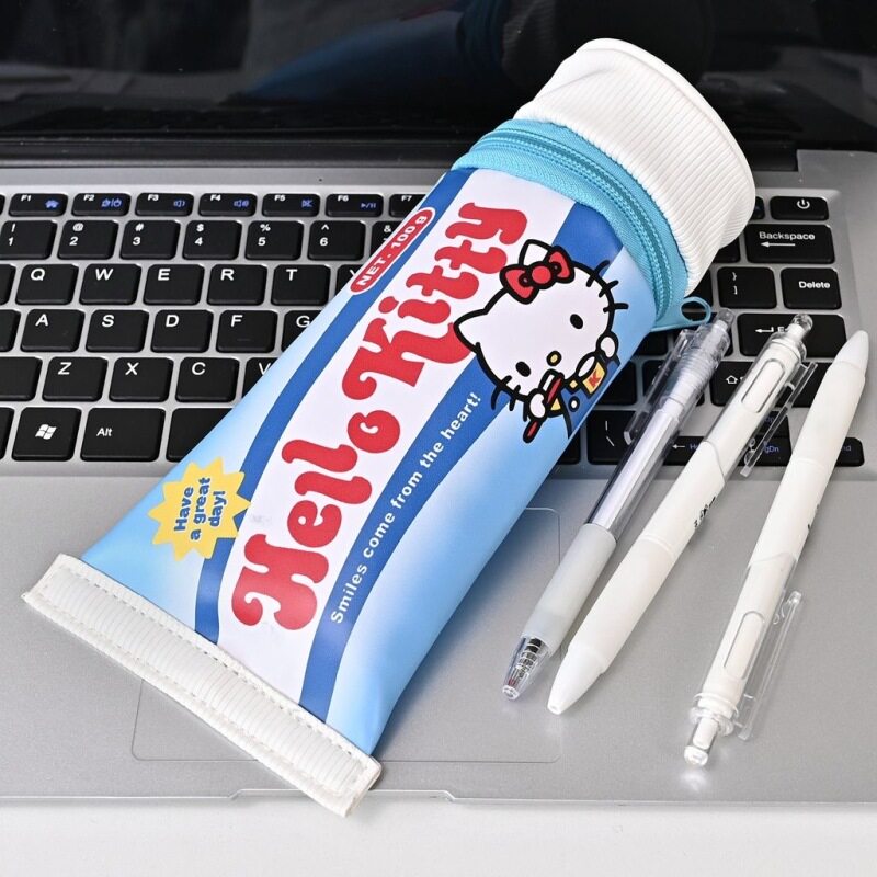 日系可爱创意趣味牙膏笔袋学生文具盒铅笔盒搞怪化妆包女生收纳袋